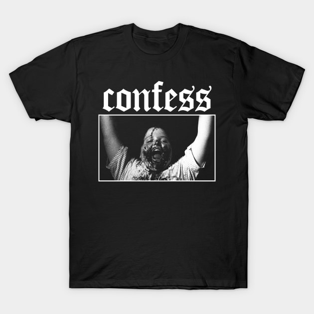 Matilda: CONFESS Bruce Bogtrotter T-Shirt by thespookyfog